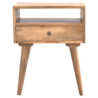 Nordic Bedside Table in Oak Finish