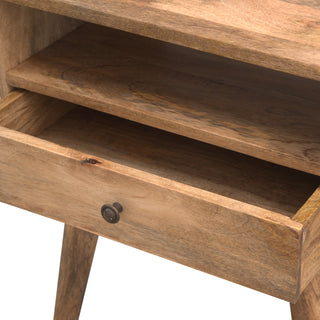 Nordic Bedside Table in Oak Finish