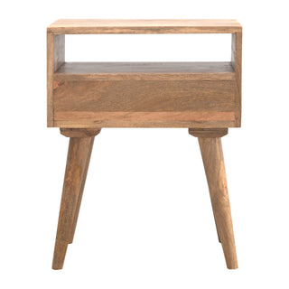 Nordic Bedside Table in Oak Finish