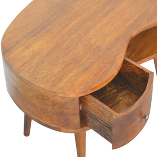 Wave Coffee Table in Chestnut Finish