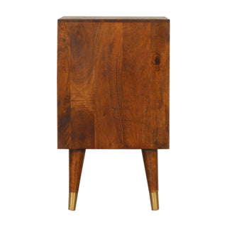 Nordic Gold-Plated Bedside Table