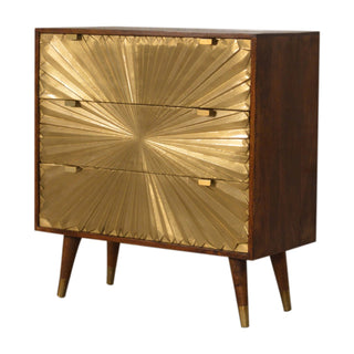 Nordic Brass-Plated Chest