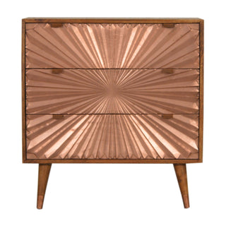 Nordic Copper-Inlay Chest
