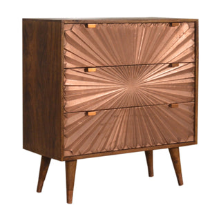 Nordic Copper-Inlay Chest