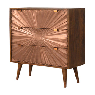 Nordic Copper-Inlay Chest