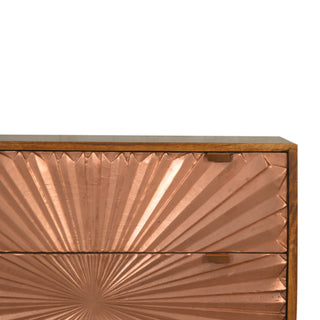 Nordic Copper-Inlay Chest