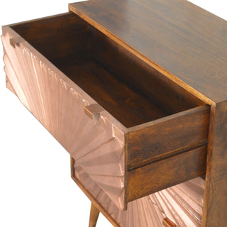 Nordic Copper-Inlay Chest