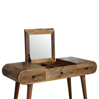 London Dressing Table in Oak Finish