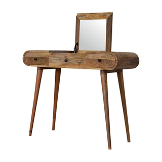 London Dressing Table in Oak Finish