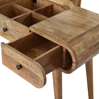 London Dressing Table in Oak Finish