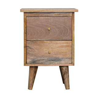 Nordic Bedside Table in Oak Finish