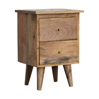 Nordic Bedside Table in Oak Finish