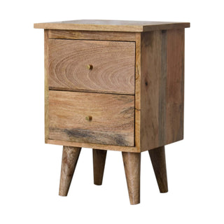 Nordic Bedside Table in Oak Finish