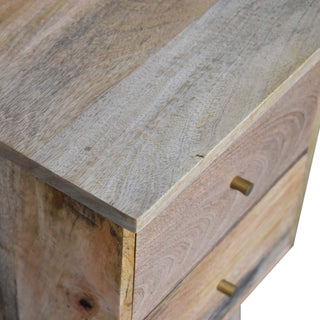 Nordic Bedside Table in Oak Finish