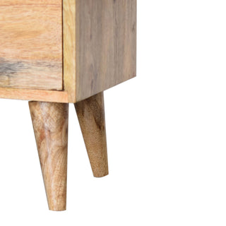 Nordic Bedside Table in Oak Finish