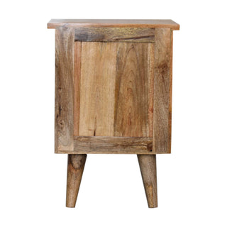 Nordic Bedside Table in Oak Finish