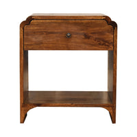 Newton Bedside Table in Chestnut Finish