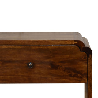Newton Bedside Table in Chestnut Finish