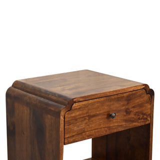 Newton Bedside Table in Chestnut Finish