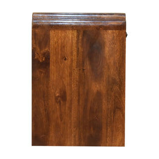 Newton Bedside Table in Chestnut Finish