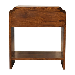 Newton Bedside Table in Chestnut Finish