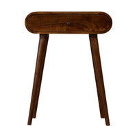 Narrow London Console Table in Chestnut Finish