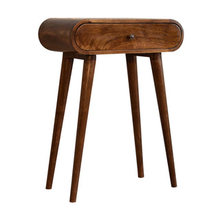 Narrow London Console Table in Chestnut Finish