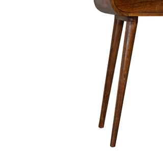 Narrow London Console Table in Chestnut Finish