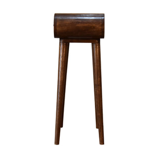 Narrow London Console Table in Chestnut Finish