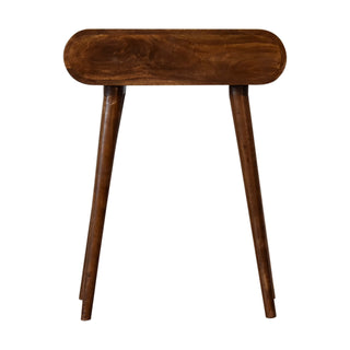 Narrow London Console Table in Chestnut Finish