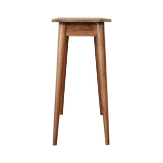 Narrow Scandic Desk in Oak Finish