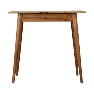 Narrow Scandic Desk in Oak Finish