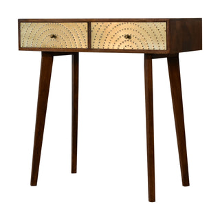 Nille Brass-Front Console Table