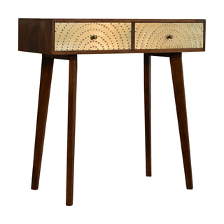 Nille Brass-Front Console Table