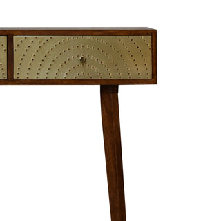 Nille Brass-Front Console Table