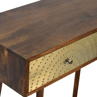 Nille Brass-Front Console Table