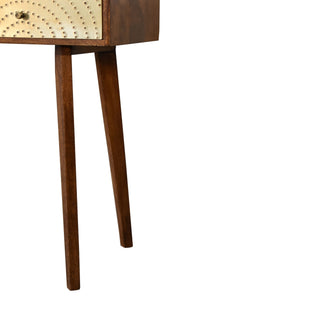 Nille Brass-Front Console Table