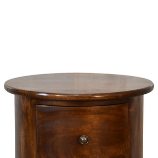 Chestnut Finish Drum Chest – 3 Drawer