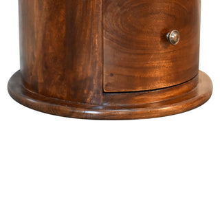 Chestnut Finish Drum Chest – 3 Drawer