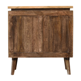 Grey Wash Platform Cabinet