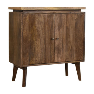 Grey Wash Platform Cabinet