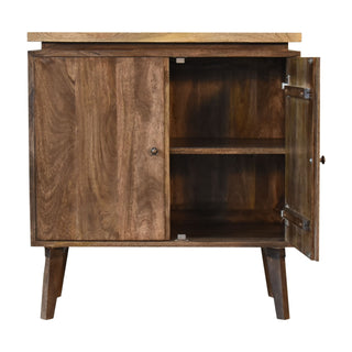 Grey Wash Platform Cabinet