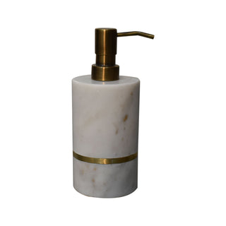 Marble Brass Inlay Bathroom Set of 5