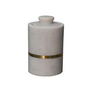 Marble Brass Inlay Bathroom Set of 5