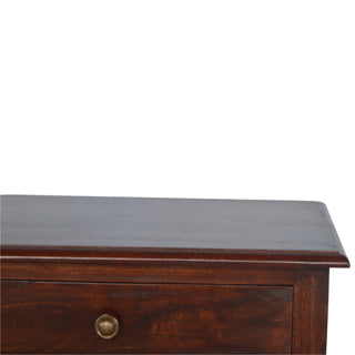 Solid Mango Wood Console Table in Cherry Finish