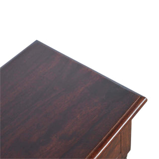 Solid Mango Wood Console Table in Cherry Finish
