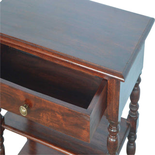 Solid Mango Wood Console Table in Cherry Finish