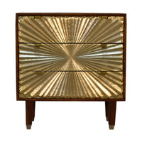 Nordic Tapered Gold-Inlay Chest