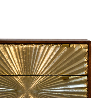 Nordic Tapered Gold-Inlay Chest