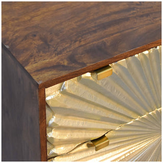 Nordic Tapered Gold-Inlay Chest
